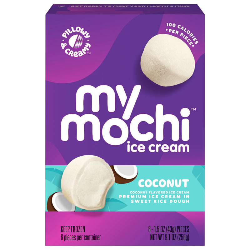 My/Mochi Coconut Ice Cream, 43 g, 6 ct