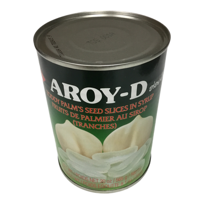 Aroy-D Toddy Palm's Seed Slices in Syrup, 567 g