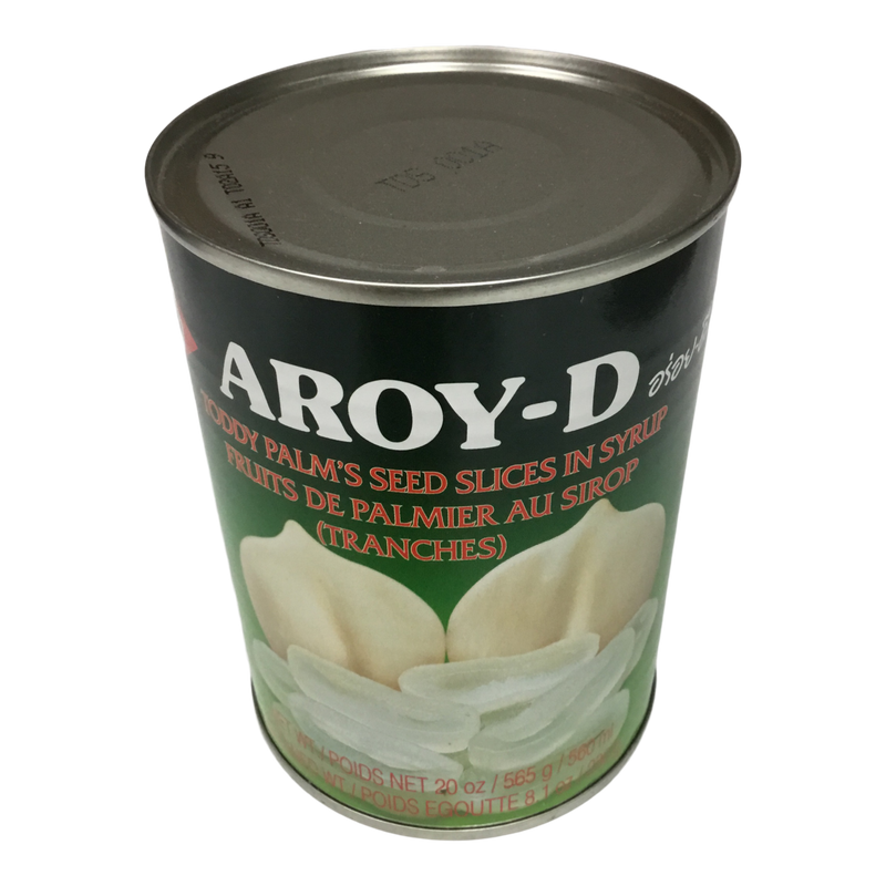 Aroy-D Toddy Palm's Seed Slices in Syrup, 567 g