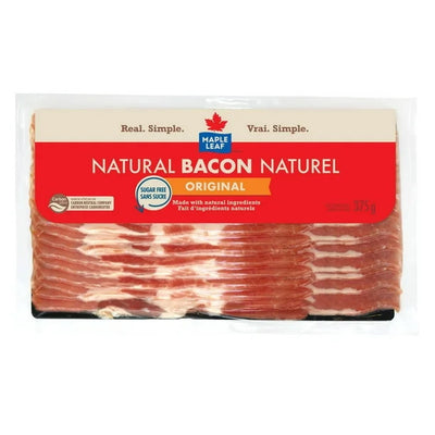 Maple Leaf Naturally Bacon, 375 g