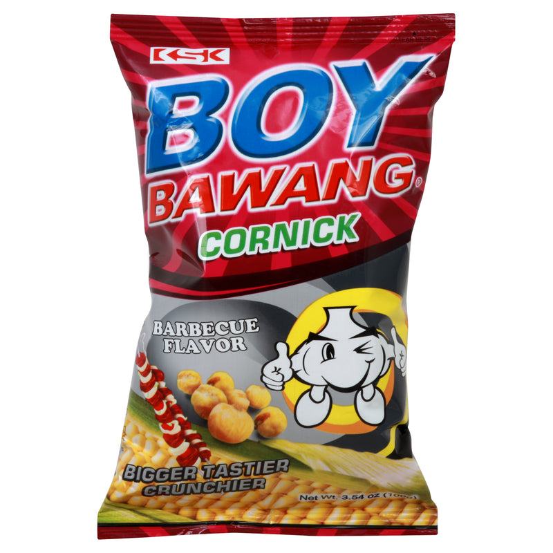 Boy Bawang Barbecue Flavored Cornick Snack, 99 g