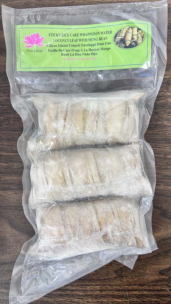 Pink Lotus Sticky Rice Cake Wrapped In Water, 1 ct