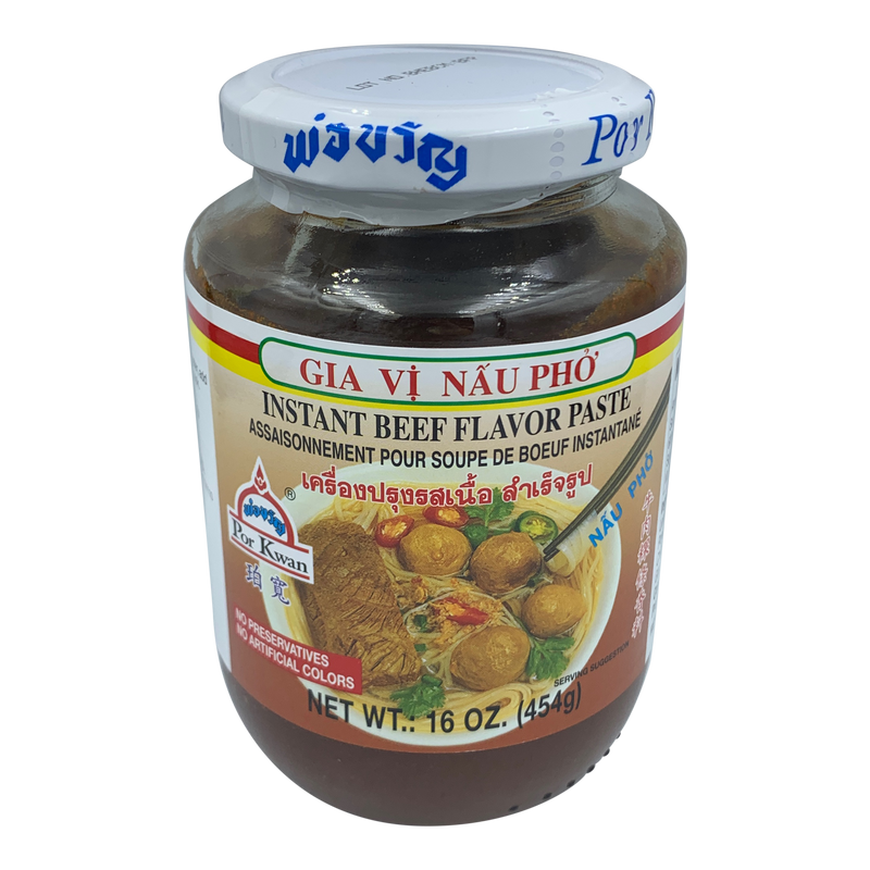 Por Kwan Instant Beef Flavor Paste, 454 g