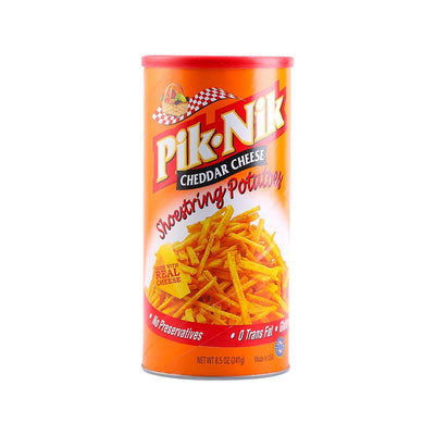 Pik Nik Cheddar Cheese Shoestring Potatoes, 241 g