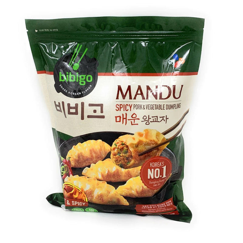 Bibigo Fully Cooked Pork & Vegetables Mandu Dumplings, 680 g
