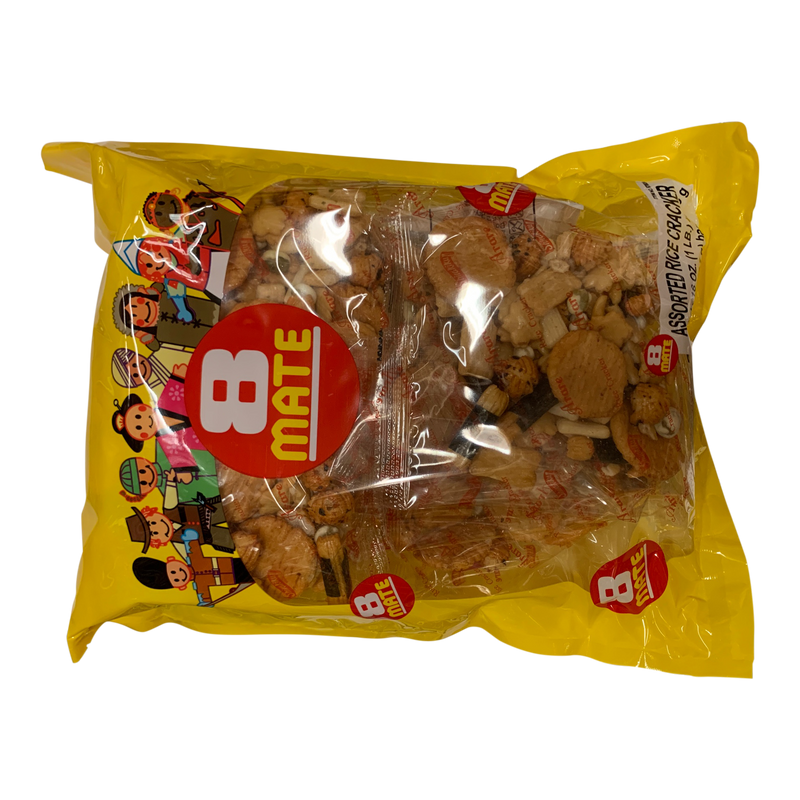 8 Mate Assorted Rice Crackers, 454 g
