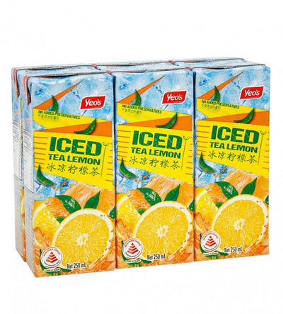Yeos Iced Lemon Tea, 250 mL, 6 t
