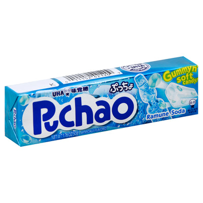 Puchao Gummy n' Soft Ramune Soda Candy!, 50 g