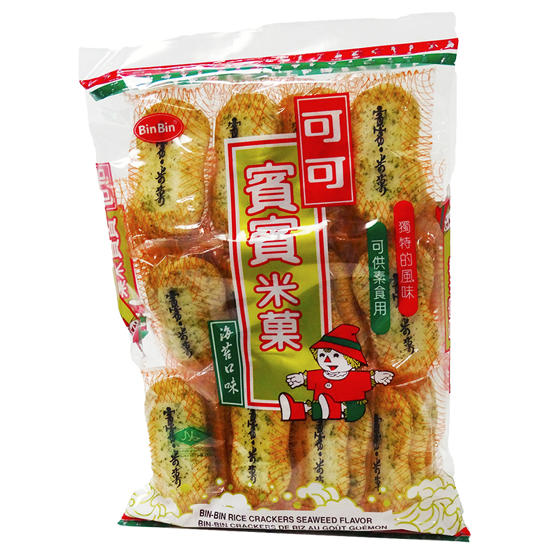 Bin Bin Seaweed Rice Cracker, 150 g