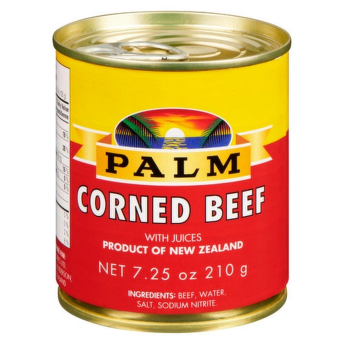 Palm Corned Beef With Juices, 206 g