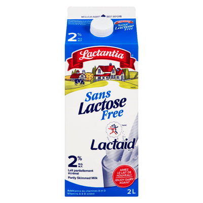 Lactantia 2% M.F. Partly Skimmed Milk, 2 liter