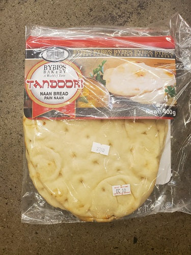 Bybios Bakery Tandoori Naan Bread, 400 g