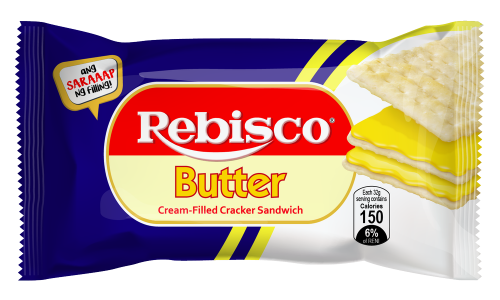 Rebisco Butter Cream Filled Cracker Sandwich, 1 ct