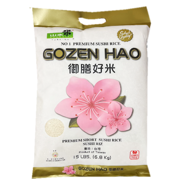 Gozen Hao Premium Short Sushi Rice, 6.80 kg