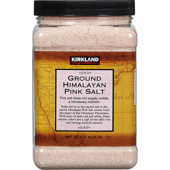 Kirkland Signature Ground Himalayan Pink Salt, 2.27 kg