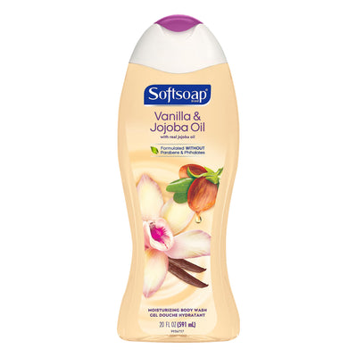 Softsoap Moisturizing Vanilla & Jojoba Oil Body Wash, 20 fl oz