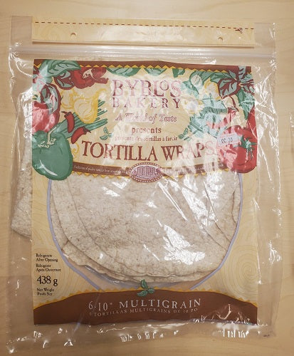 BYBLOS TORTILLA WHOLE WHEAT 10