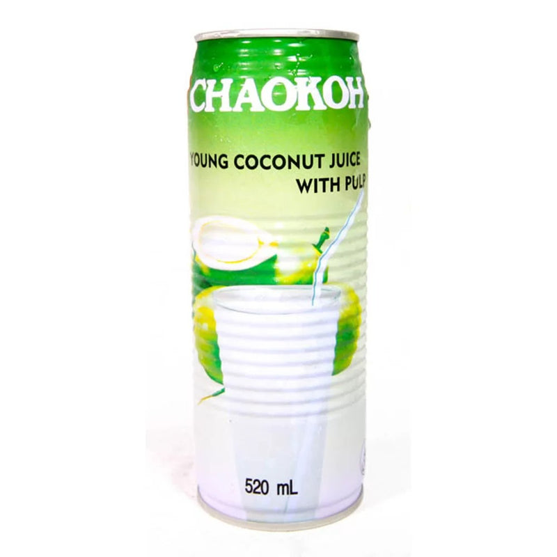 Chaokoh Young Coconut Juice With Pulp, 520 mL