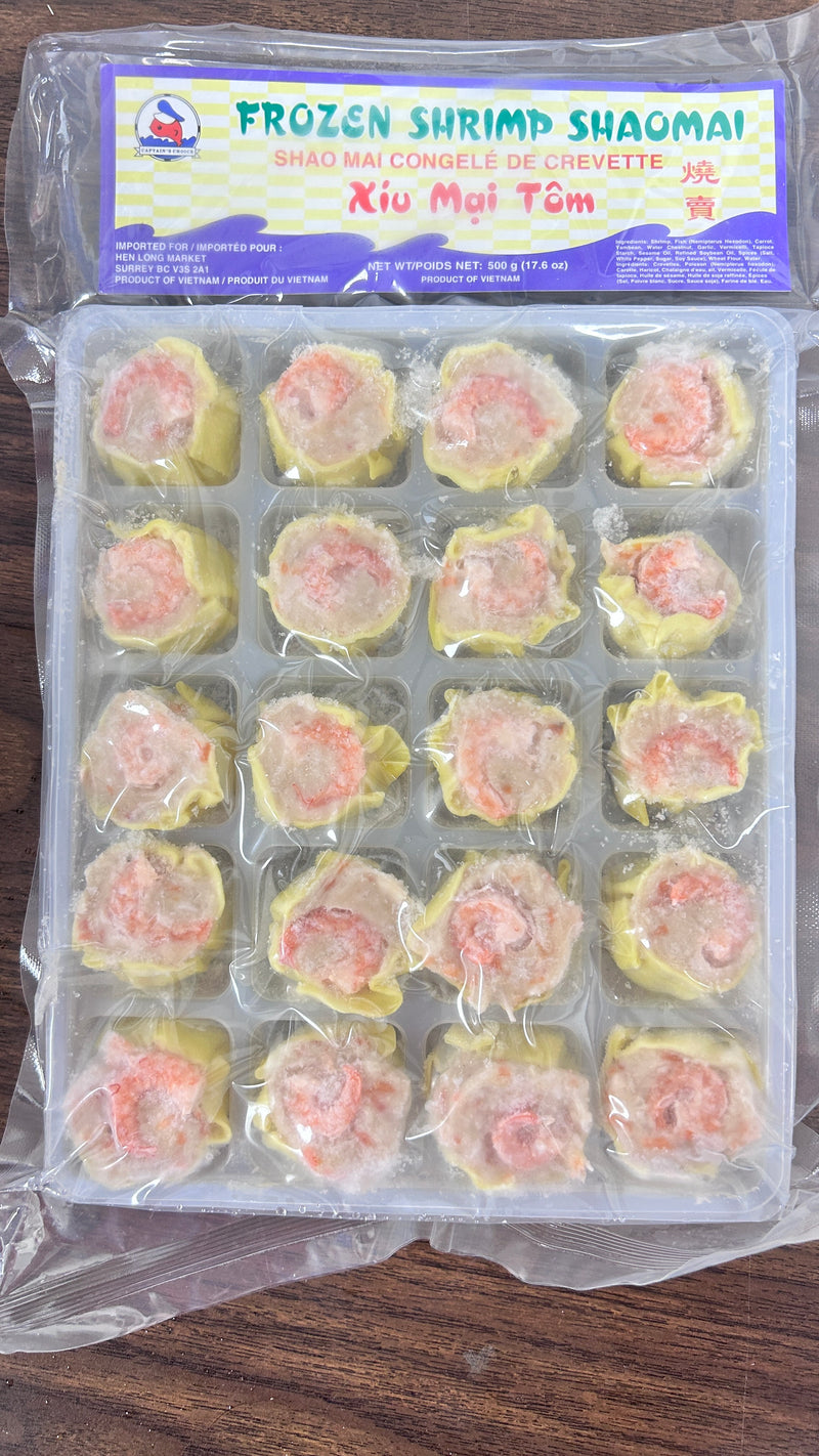 Captain's Choice Frozen Shrimp Shaomai, 500 g