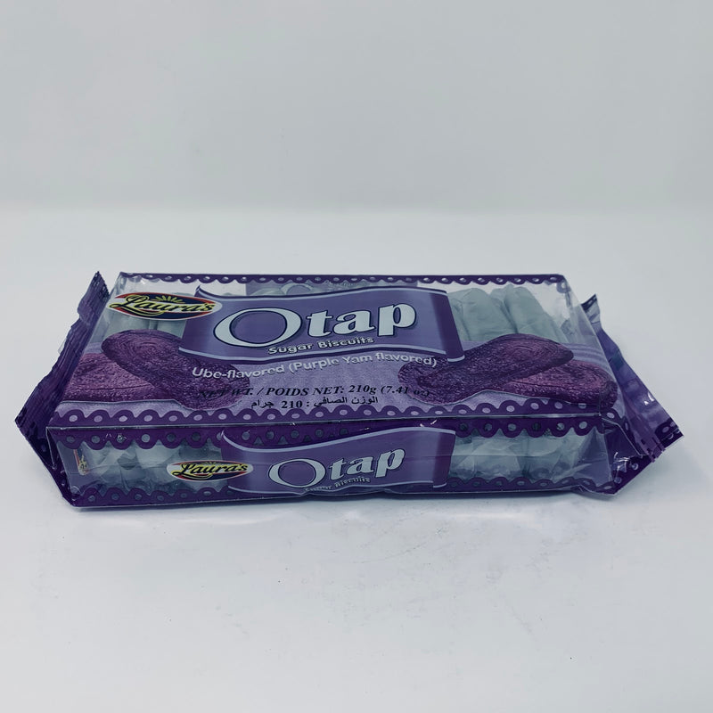 Laura’s Otap Ube Flavored Purple Yam Sugar Biscuits, 210 g
