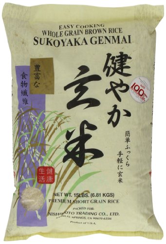 Sukoyaka Genmai Whole Grain Brown Rice, 6.80 kg