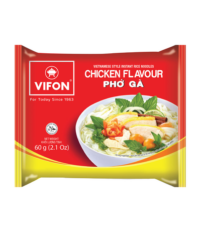 Vifon Chicken Flavor Instant Rice And Noodles, 60 g