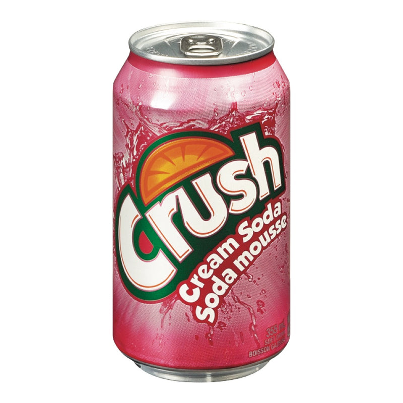Crush Cream Soda Soft Drink, 355 mL
