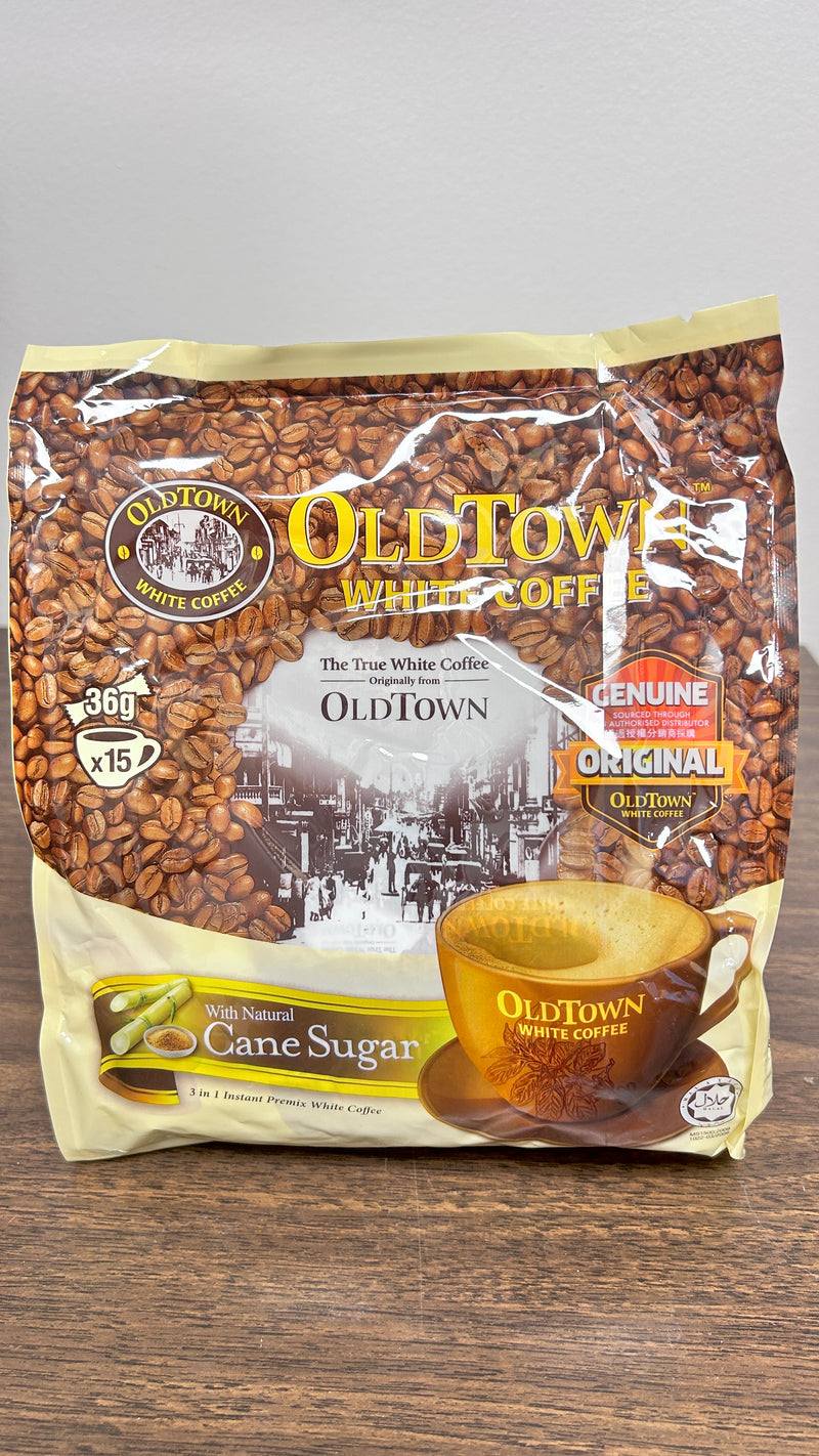 Old Town Sugar Cane White Coffee, 36 g, 15 ct