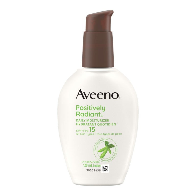 Aveeno Positively Radiant Daily Moisturizer, 120 mL