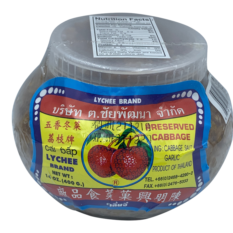 Lychee Brand Cabbage, 14 oz (400g)