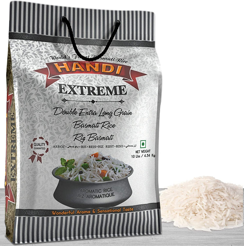 Handi Extreme Long Basmati Rice, 4.54 kg