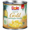 Dole Tropical Gold Pineapple Chunks, 432 g