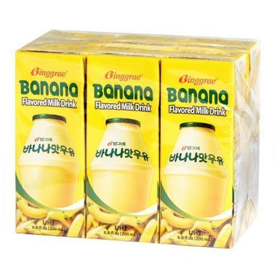 BGR MILK BANANA 6BOX 200 ml