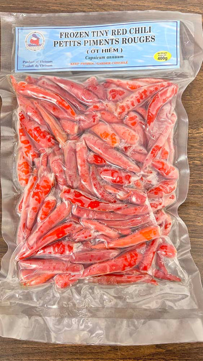 Captain's Choice Frozen Tiny Red Chili, 400 g