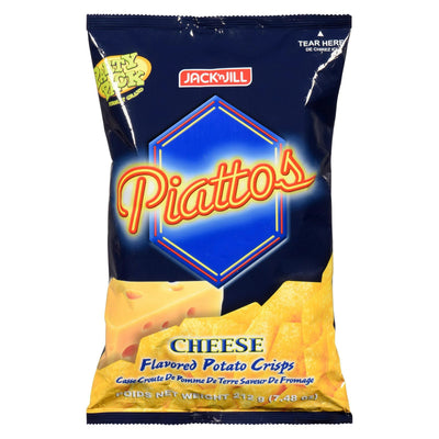 Jack 'N Jill Piattos Cheese Flavored Potato Crisps, 212 g