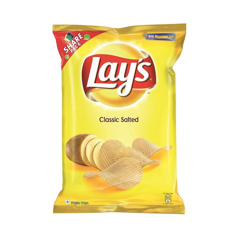 Lays Classic Share Pack Salted Potato Chips, 52 g
