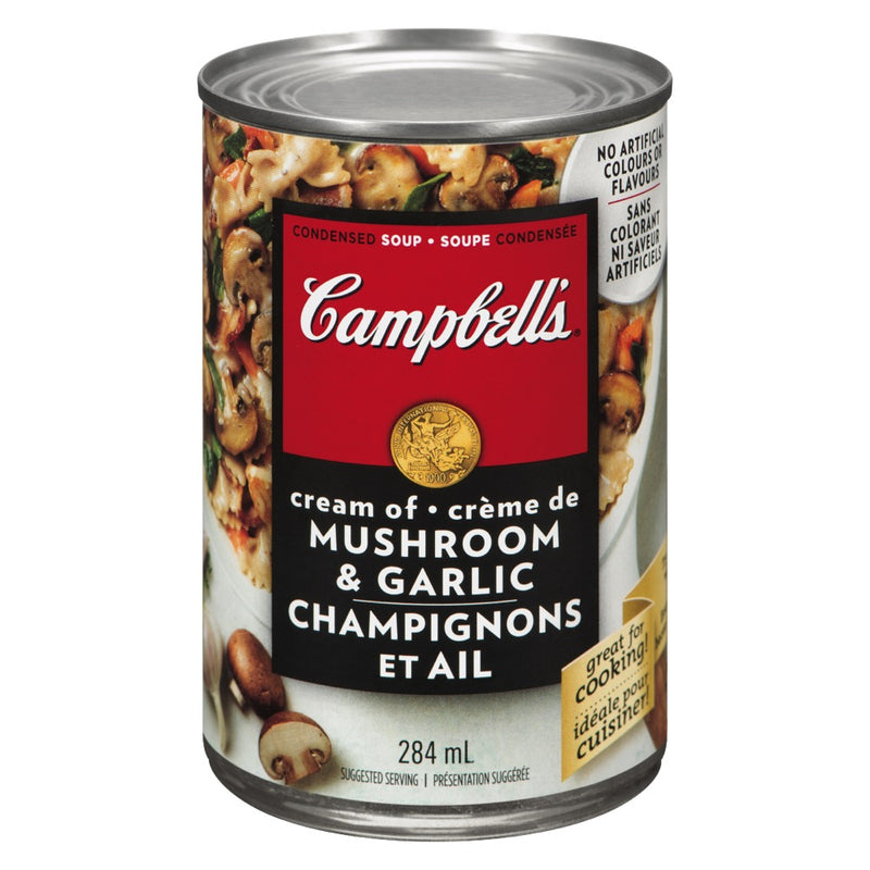 Campbell's Cream Of Mushroom & Garlic, 284 mL
