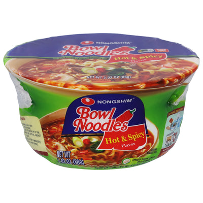 Nongshim Bowl Noodle Soup Spicy Kimchi Flavor, 86 g
