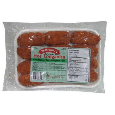 Pampanga Premuim Hot Longanisa, 375 g