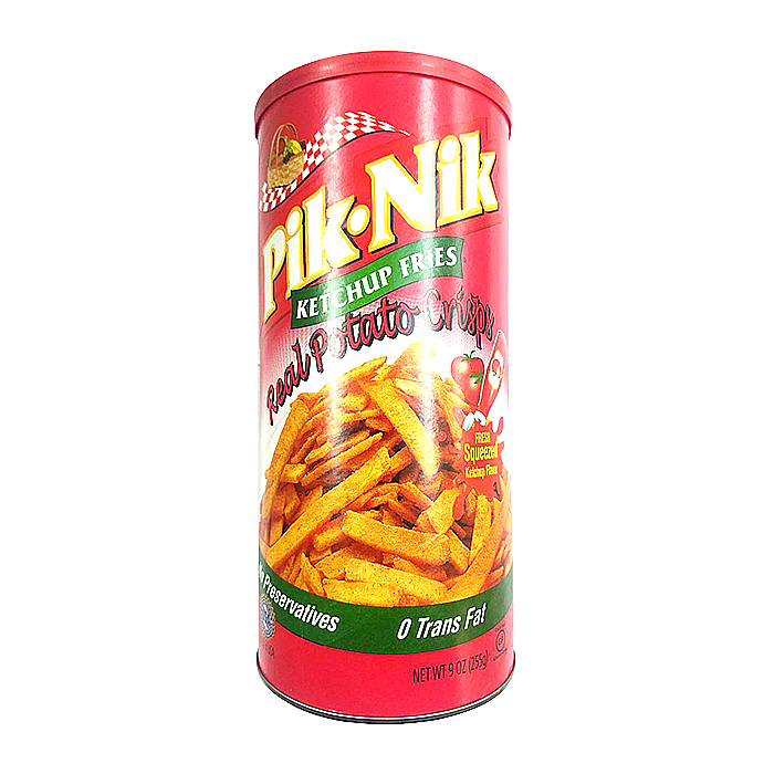 Pik-Nik Ketchup Fries Real Potato Crisps, 255 g