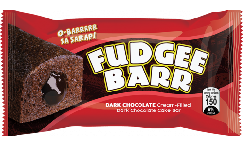 Fudgee Barr Dark Chocolate Cream Filled Dark Chocolate Cake Bar, 1 ct