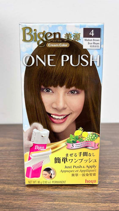 BIGEN ONE PUSH #4 MED BRW 80G
