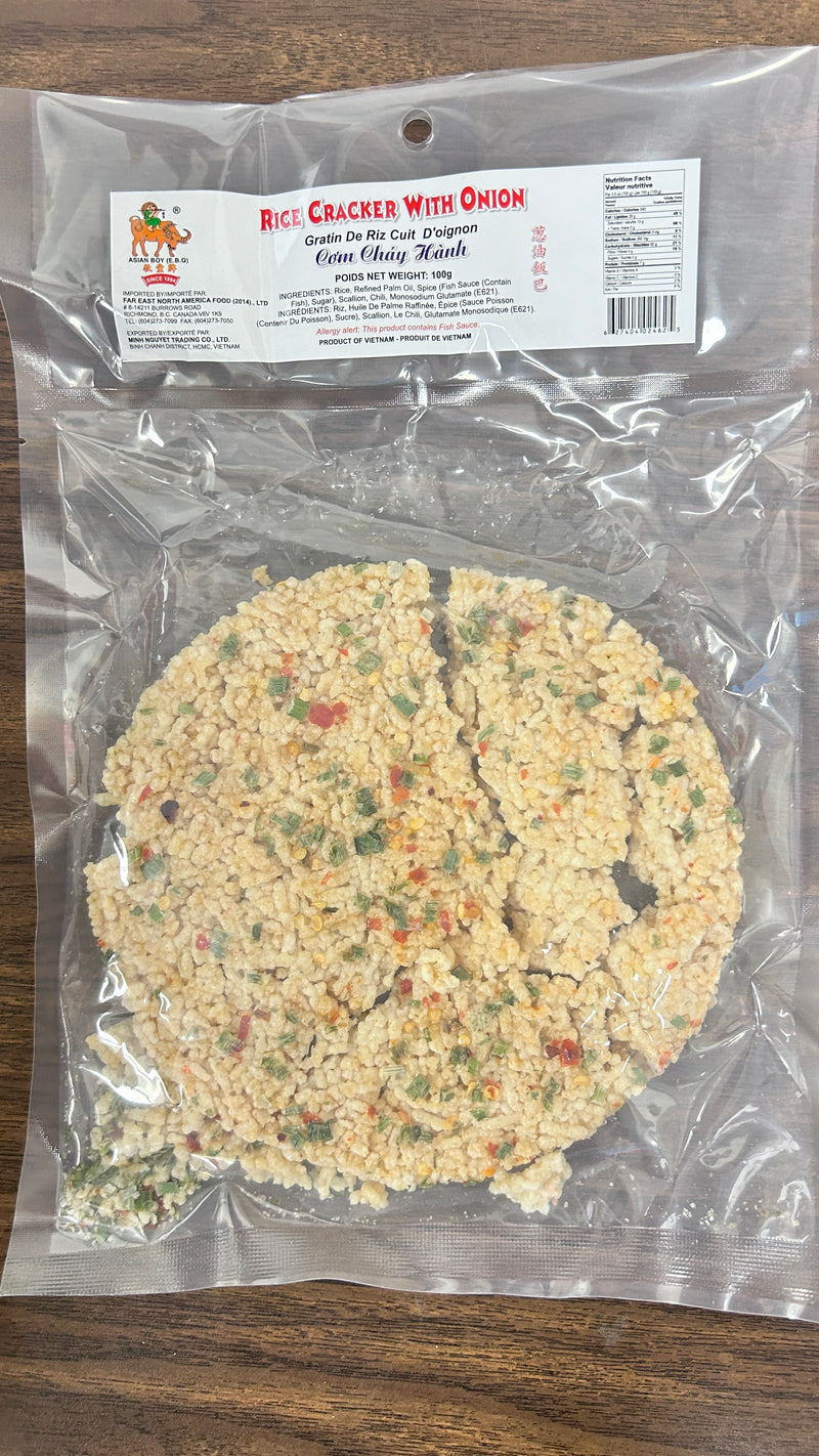 Asian Boy Rice Cracker With Onion, 100 g