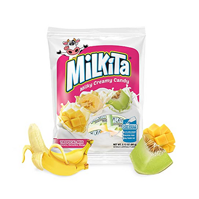 Milkita Milky Creamy Tropical Mix Candy, 120 g