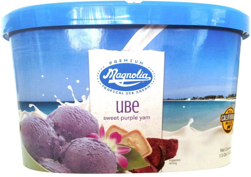 Magnolia Ube Sweet Purple Yam Tropical Ice Cream, 1.5 qts