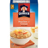 Quaker Peaches & Cream Instant Oatmeal, 10 ct