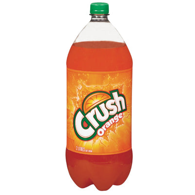 Crush Orange Soda Soft Drink, 2 l