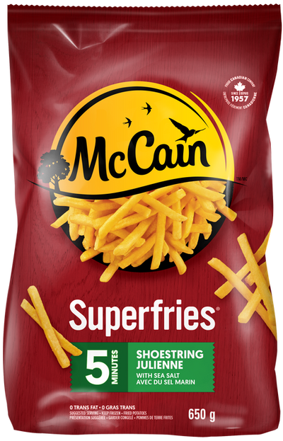 McCain Shoestring 5 minutes Superfries, 650 g