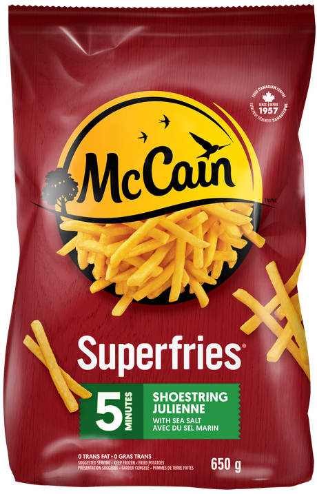 McCain Shoestring 5 minutes Superfries, 650 g