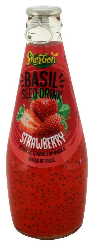 Sherbon Basil Seed Straberry Drink, 1 ct